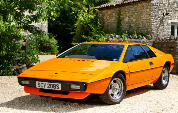 Picture orange, coupe, Lotus, 1976, Esprit, Italdesign, Giugiaro