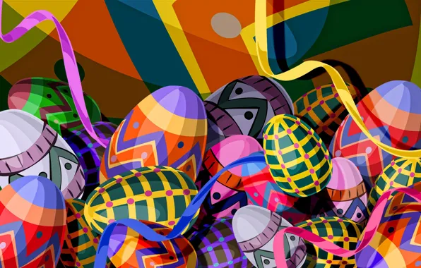 Picture graphics, eggs, Easter, easter