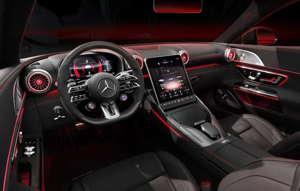 Picture interior, technology, Mercedes, AMG, SL 63, 2022, Mercedes-AMG SL 63