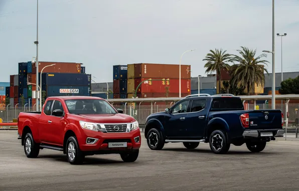 Picture Nissan, Double Cab, Navara, pickups, 2019, King Cab