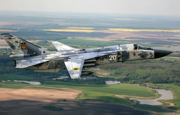 Picture Flight, Bomber, Su-24, Ukraine Air Force, ATO