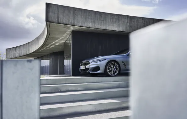 Picture coupe, BMW, ladder, stage, Gran Coupe, 8-Series, 2019, the four-door coupe, Eight, G16