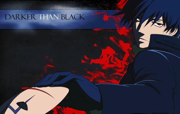 Picture anime, art, guy, Darker than Black, Darker than black, Hey, the contractor