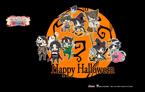 Picture characters, happy halloween, chizuru yukimura, hakuouki shinsengumi kitano, chibiki, hijikata toushirou, isao kondou, shinpachi shimura, …