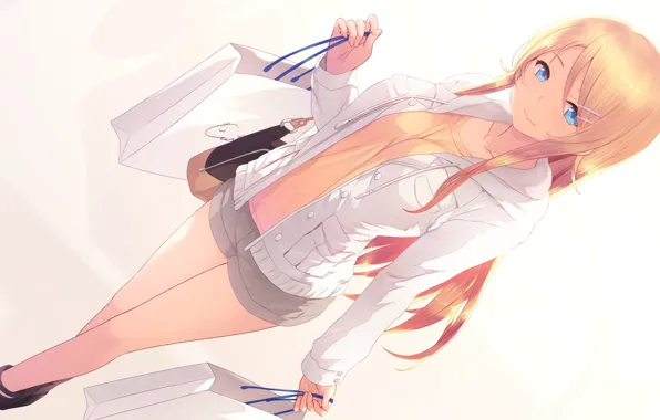 Picture girl, packages, Oreimo, Blondinka