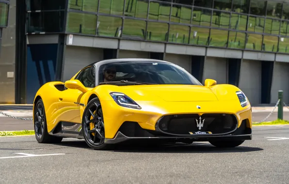 Picture Maserati, Front, Coupe, Yellow, Wheels, 2021, MC20