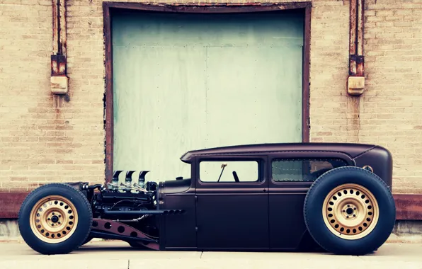 Picture Ford, Custom, Rat Rod, Model A