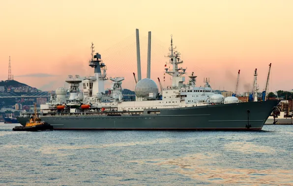Picture ship, Vladivostok, research, academician Krylov