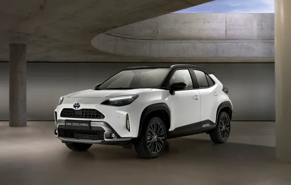 Picture Toyota, hybrid, 2021, Hybrid Adventure, Yaris Cross