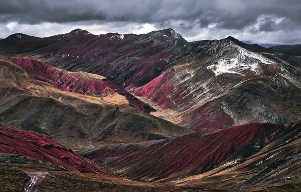 Picture nature, Peru, Rainbow mountains