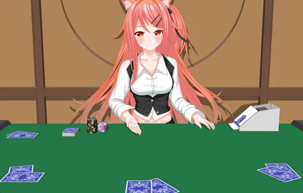 Picture Girl, Card, Casino