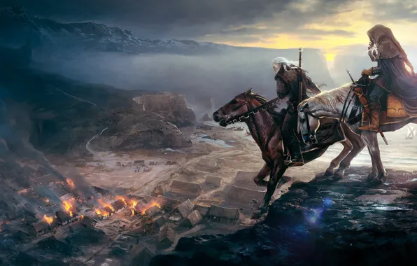 Picture The Wild Hunt, The Witcher 3, multi-platform computer role-playing game