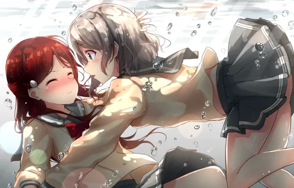 Picture Water, Bubbles, Girls, Love Live! School Idol Project