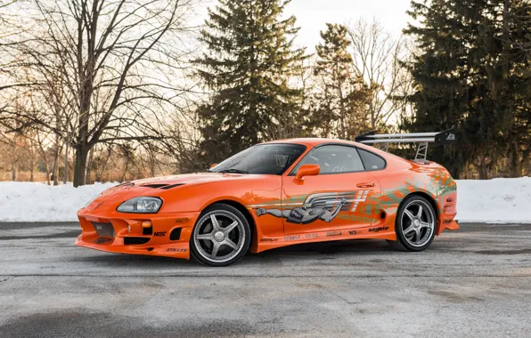 Picture tuning, Orange, Orange, Toyota, Front, tuning, Supra, The fast and the furious, Toyota, Supra, Front …