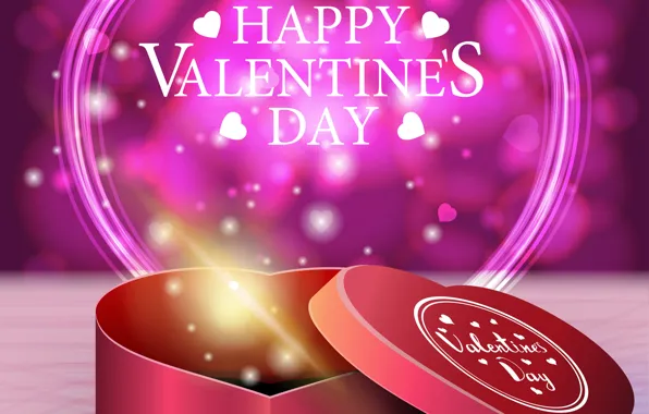 Picture box, heart, graphics, Valentine's day, Valentine's Day
