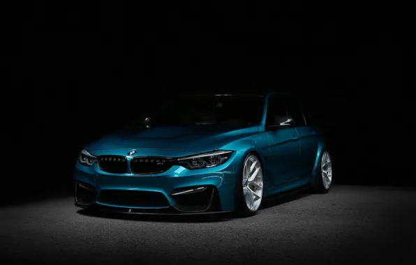 Picture BMW, Blue, Night, F80