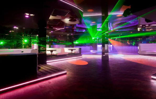 Picture interior, club, lighting, hall, disco, the dance floor, Dancefloor optimised