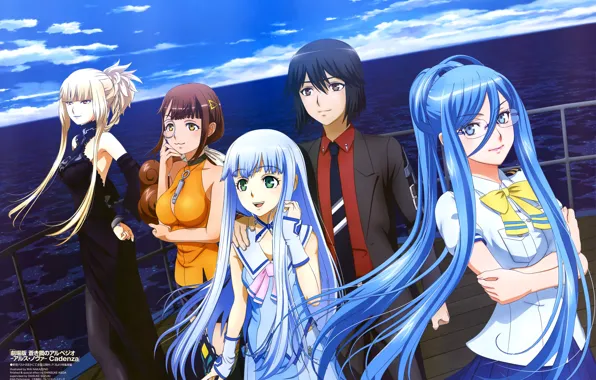 Picture Anime, Hyuuga, Takao, Kongou, Iona, Arpeggio of Blue Steel