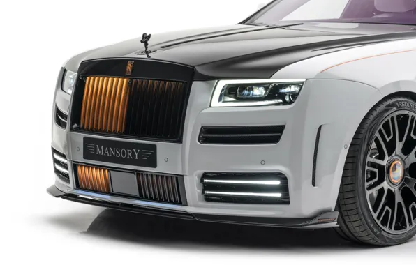 Picture white background, Mansory, grille, exterior, Rolls-Royce Ghost, New Ghost