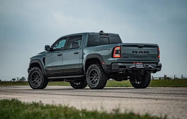Picture Dodge, Jeep, Pickup, rear view, Hennessey, Ram, Mammoth, 2021, Mammoth 900