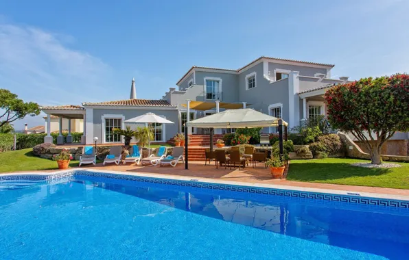 Picture Villa, pool, architecture, terrace, Villa Glicinia