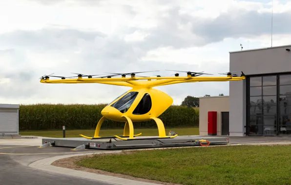 Picture ADAC, Volocopter, air taxi, autonomous aircraft
