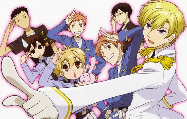 Picture anime, art, guys, characters, Host club Ouran high school, Ouran Koukou Host Club
