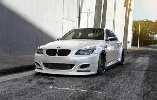 Picture BMW, Street, Road, E60