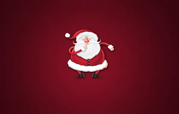 Picture Minimalism, Christmas, Background, New year, Holiday, Santa Claus, Santa Claus, Christmas, Art, Mood, New Year, …