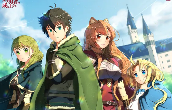 Picture girls, fantasy, guy, The Rising of the Shield Hero