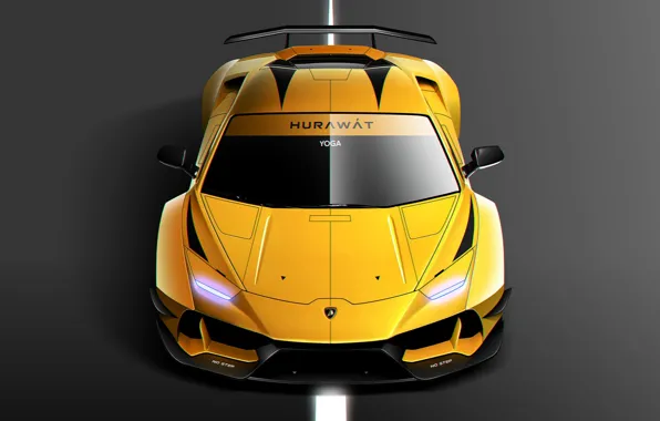 Picture Auto, Yellow, Lamborghini, Machine, Supercar, The front, Sports car, Huracan, Lamborghini Huracan, Transport & Vehicles, …