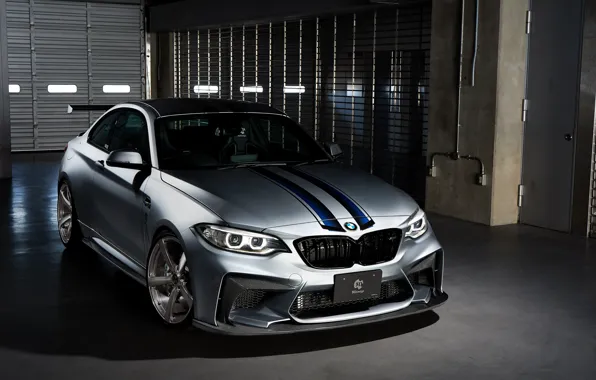 Picture BMW, Front, White, Side, 3D Design, BMW M2, M2 Competition