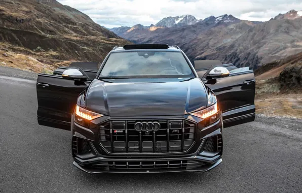 Picture clouds, mountains, tuning, Audi, exterior, Audi SQ8, ABT Sportline