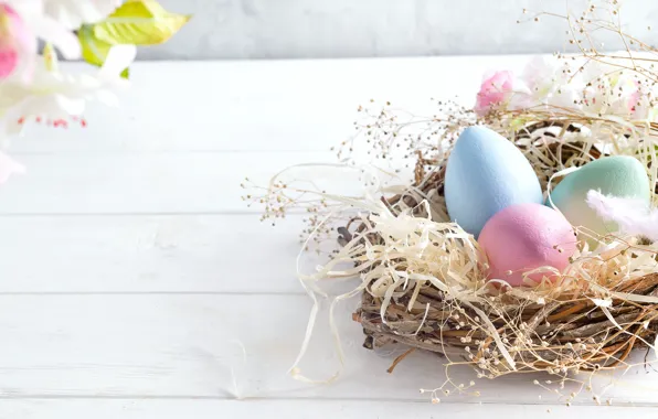 Picture flowers, Easter, basket, Easter, Eggs, Myfoodie