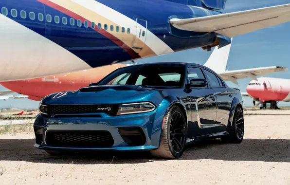 Picture The plane, Dodge, Charger, Hellcat, SRT, 2020, Dodge Charger SRT, Hellcat widebody