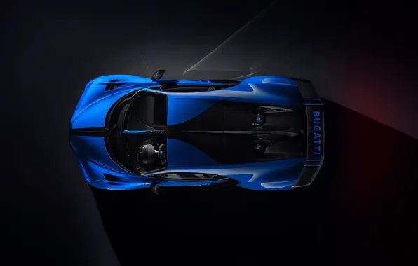 Picture Bugatti, the view from the top, hypercar, Chiron, 2020, Pur Sport