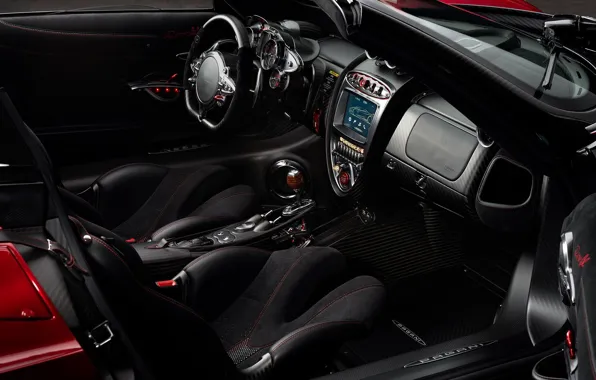 Picture interior, Pagani, Pagani, To huayr, the interior of the car, sports car, Roadster BC