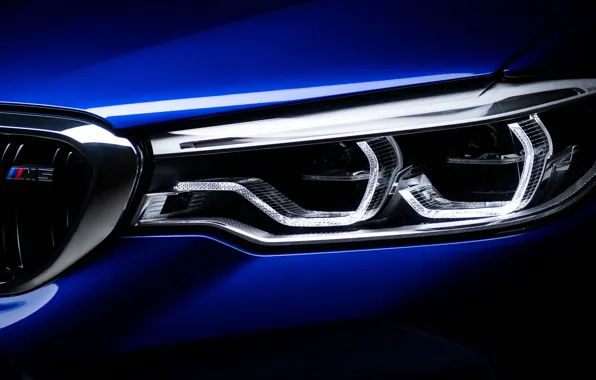 Picture headlight, 2018, the front part, BMW M5, F90