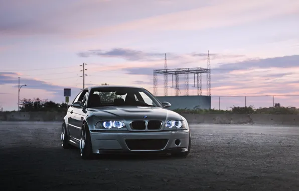 Picture bmw, e46, running lights