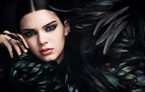 Picture look, girl, face, model, makeup, beauty, Kendall Jenner