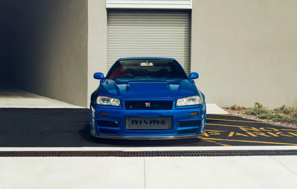 Picture Nissan, GT-R, Skyline, R34, Nismo, Front view