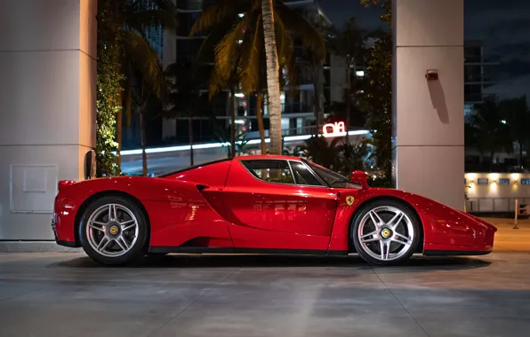 Picture red, supercar, Ferrari Enzo