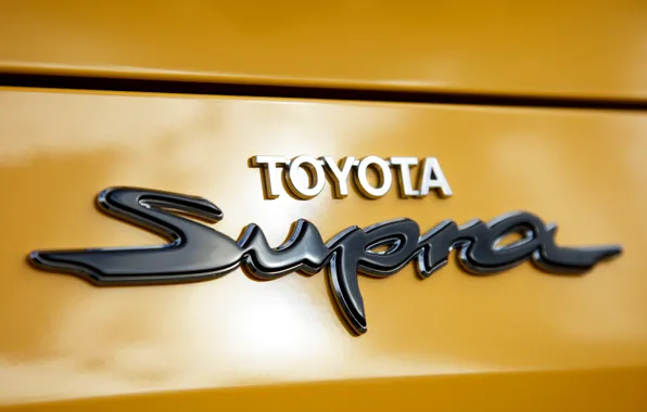 Picture the inscription, Toyota, Supra, 2019, A90