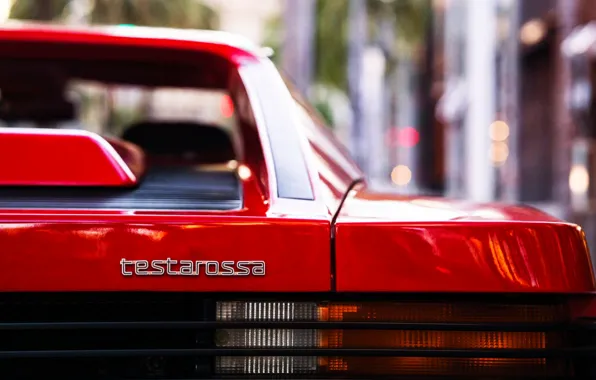 Picture Red, Auto, Machine, Ferrari, Ferrari, Sports car, 1986, Testarossa, F512 M, 512 TR, Ferrari Testarossa, …