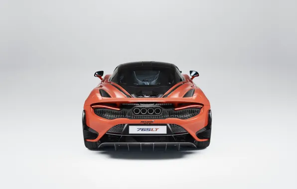 Picture McLaren, supercar, rear view, UK-spec, 2020, 765LT