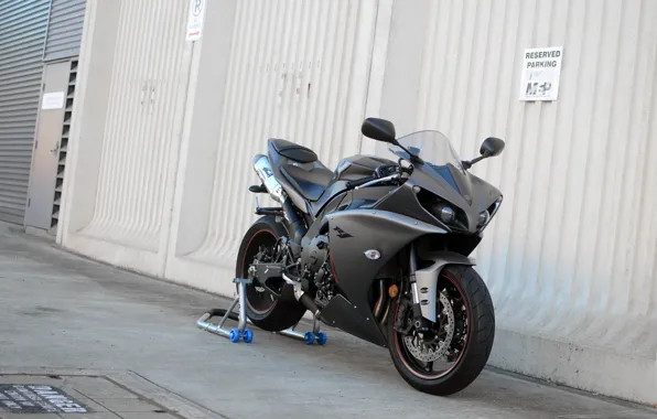 Picture Yamaha, Grey, YZF-R1, Parking