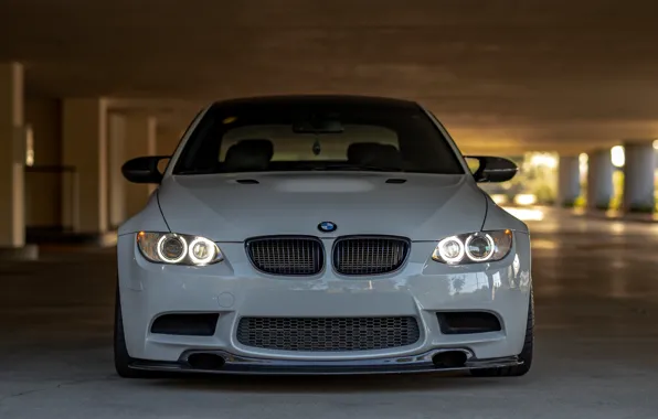 Picture BMW, Front, E92, Gray, Face, Sight