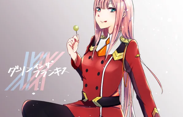 Picture girl, 002, Lollipop, Darling In The Frankxx, Cute in France, Zero Two