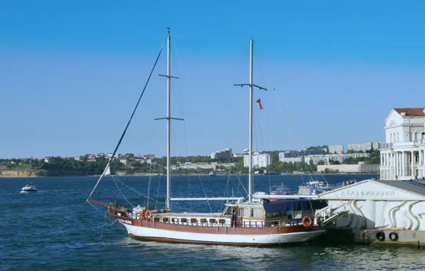 Picture sea, Sevastopol, the city of sailors