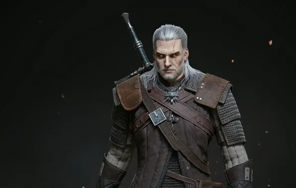 Picture the witcher, the Witcher, character, Geralt, Geralt of Rivia, Geralt From Rivia, monster hunter